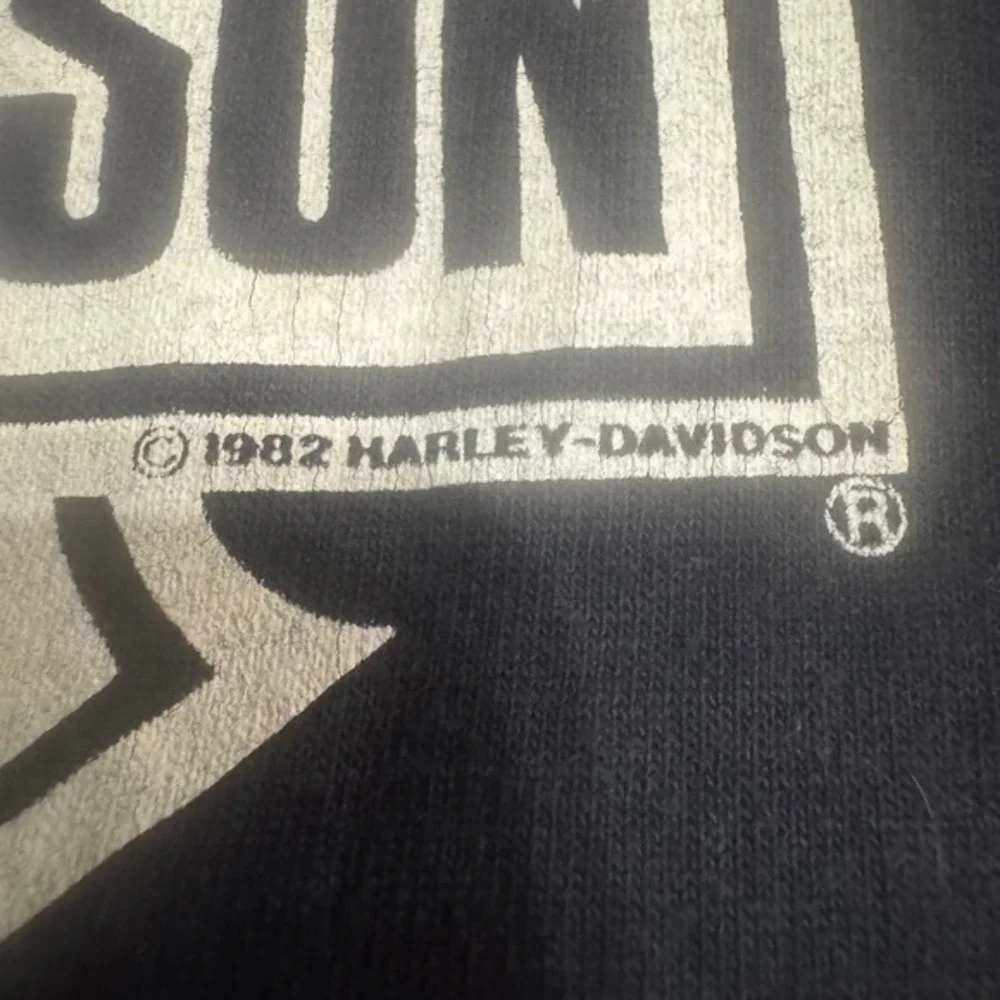 Vintage 80s Harley Davidson Start a Rumble‎ McCoy's Graphic T Shirt XX Large